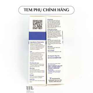 Kem Giảm Thâm Mụn An Toàn SANTAGIFT 20g Giảm Mụn Thâm Chống Nắng 15spf