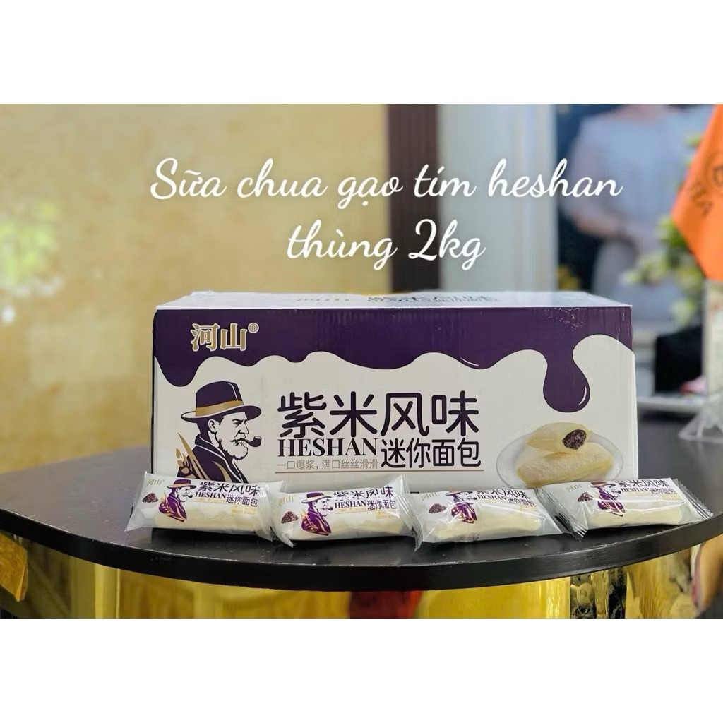 Bánh sữa chua Ông già Heshan/Horsh/mix vị (thùng 40cái +tặng 2c)