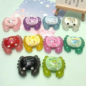 Túi mù Mô Hình Cua size to Hình Sanio Trên Lưng Dạ quang phát sáng trang trí tiểu cảnh bể cá DIY
