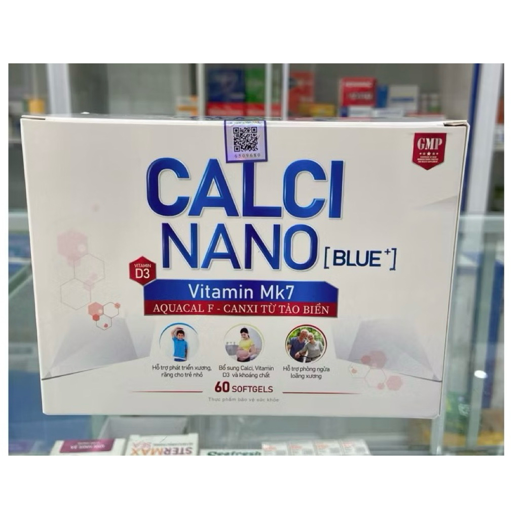 Viên uống bổ sung canxi hữu cơ CALCI NANO MK7 Blue+ | Shopee Việt Nam