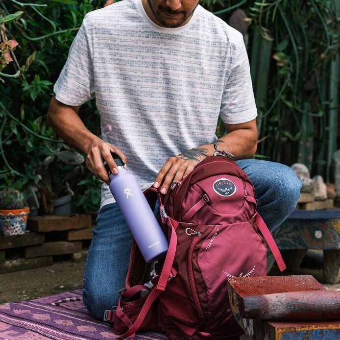 Bình giữ nhiệt Hydro Flask 621ml Standard Flex Cap 21 Oz có nắp kín, chính hãng, giữ nhiệt tốt