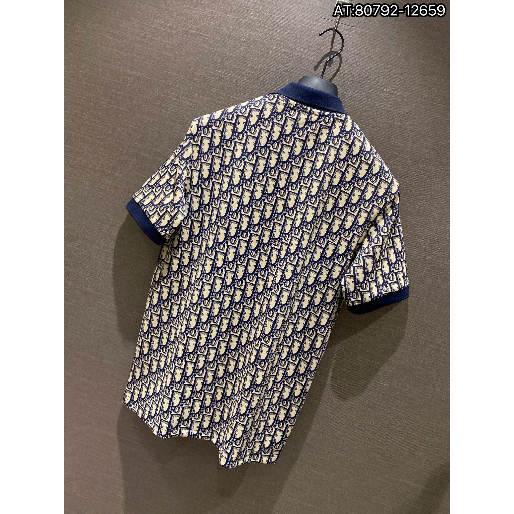 ÁO polo nam cổ tròn họa tiết tay ngắn phong cách trẻ trung chuẩn from