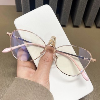 Gọng Kiếng Cận Nữ ALOLA Kính Cận Gọng Mắt Mèo Kim Loại Đổi Màu Khi Ra Nắng Chống Ánh Sáng Xanh Thời Trang