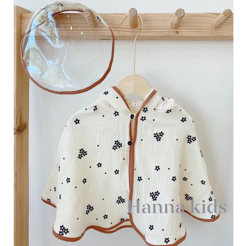 [SALE LẺ SIZE] - Áo Choàng Xô Muslin Cho Bé 0-3T, ÁO CHOÀNG CHỐNG NẮNG CHO BÉ NHÀ LIENAS CLOSET