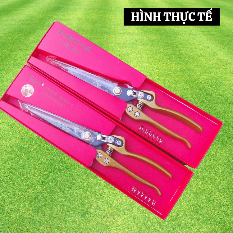 Kéo tỉa dăm tỉa cành cây sk5 mũi nhọn dài 34cm kèm lò xo sơ cua