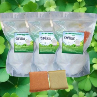 Combo 3 túi rửa chén 10 lít ( 30 lít), tặng 2 miếng rửa chén