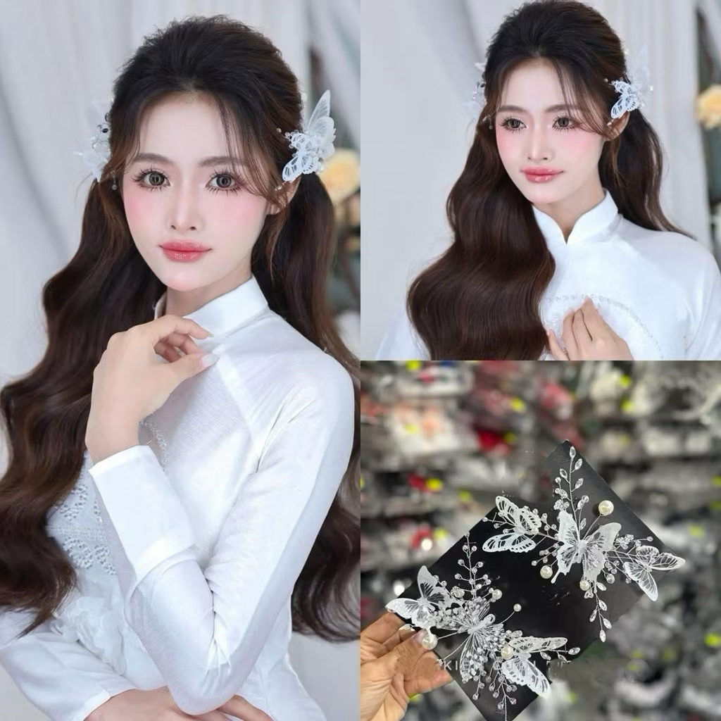 ❄️❄️❄️Bộ cài tóc cô dâu lấp lánh -TB942|PHUKIENCUOIYENLINH