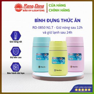 Bình Đựng Thức Ăn Rạng Đông RD-0850 N1.T 0.85L - Giữ Nhiệt Lâu - An Toàn & Tiện Lợi