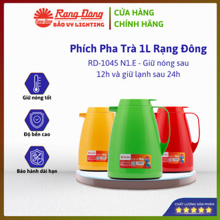 ​Phích pha trà Rạng Đông RD-1045N1.E 1L – Giữ nhiệt lâu, thiết kế tiện dụng, chính hãng​