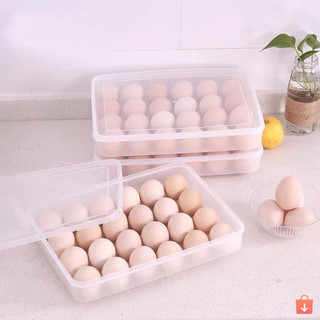 Combo 5 hộp đựng trứng 24 quả có nắp nhựa Việt Nhật bảo quản chắc chắn ms: 6786