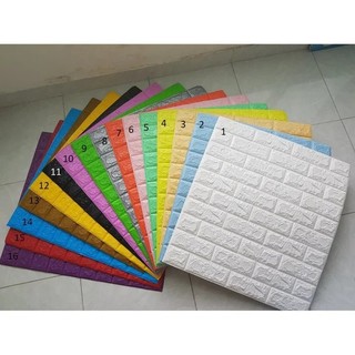 COMBO 10 TẤM - Xốp Dán Tường 3D Khổ 70x77CM Chống Ẩm Giá Rẻ 2026