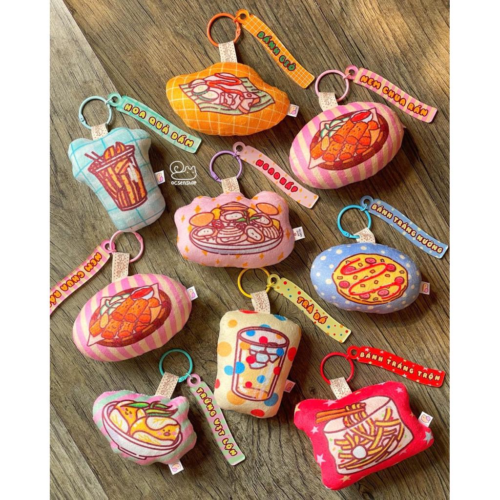 Móc khoá bông Quà chiều ( By ocsenshop)