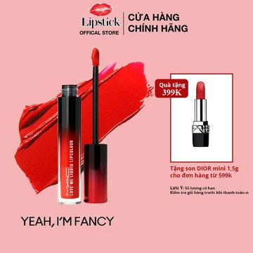 Son kem lì mac Love Me Liquid Lipcolour , son kem dưỡng ẩm 12 Giờ