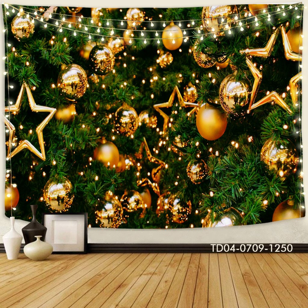 Tranh vải Tín Phát giáng sinh , merry christmas , backdrop chụp ảnh, sự ...