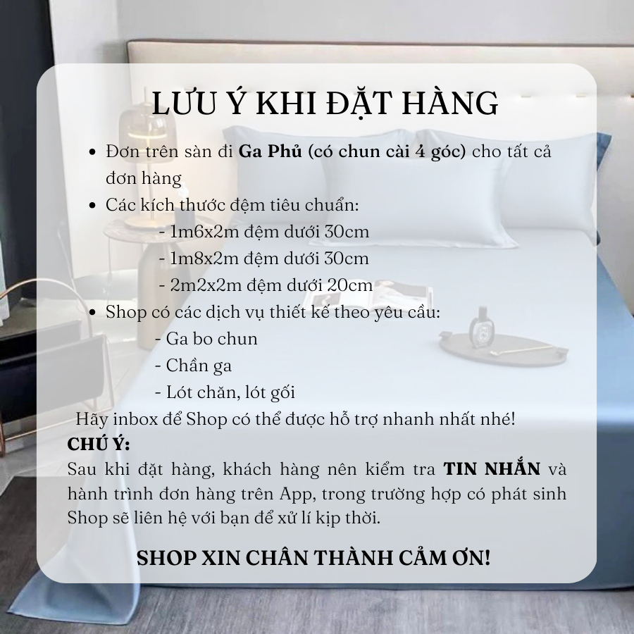 Bộ ga gối tencel lenzing 100s mát lạnh mềm mịn MemMinbedding Luxury đóng gói hộp gọn gàng sang trọng - (GG37)