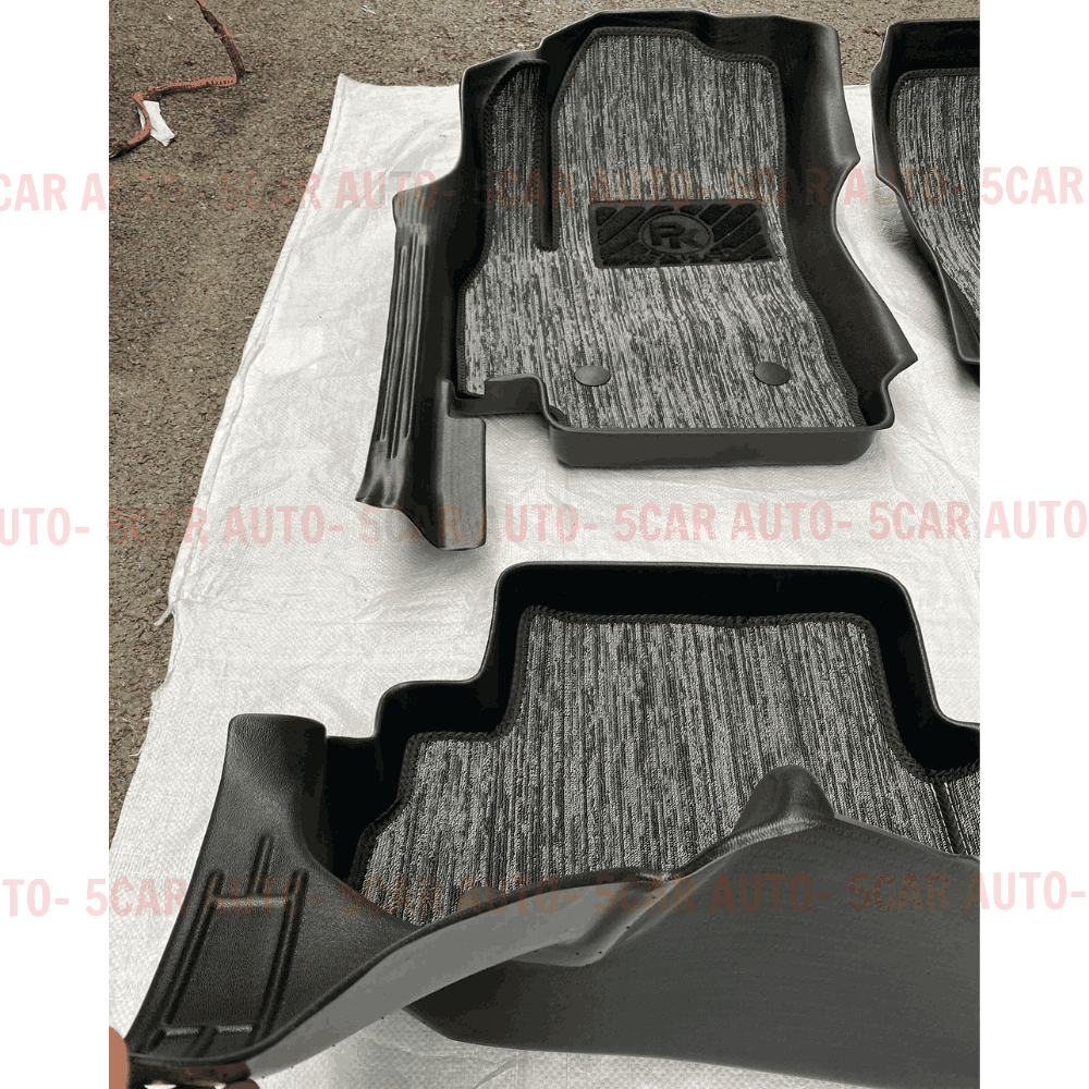 Thảm lót sàn NHỰA đúc TPE 5D xe Hyundai I10 2014- 2020, Mẫu Tràn viền bậc cửa - MẪU BẬC DÀI