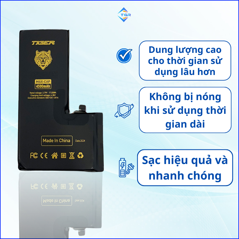 Pin cho ip 5 đến 15 promax, pin dung lượng chuẩn và dung lượng cao chính hãng tgr bảo hành 12 tháng | BigBuy360 - bigbuy360.vn