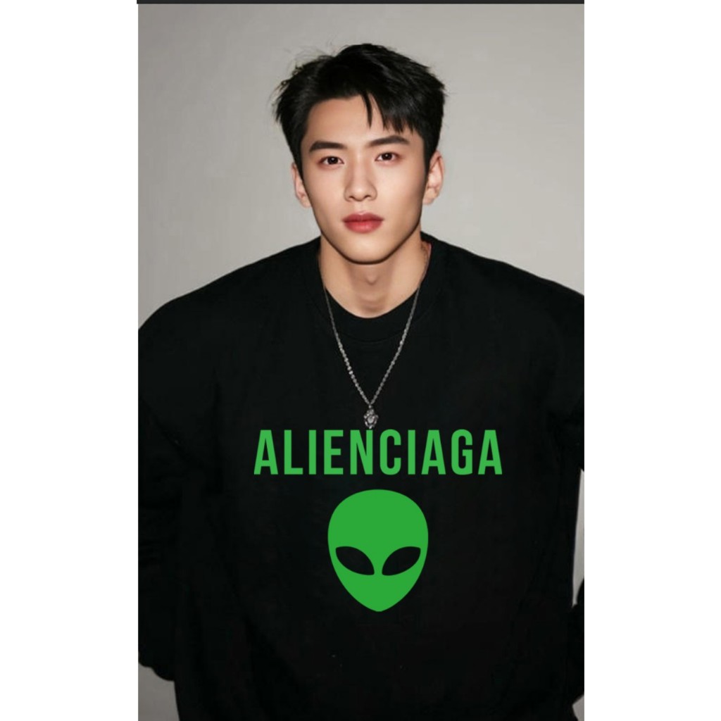 REDLABEL Áo Sweatshirt ALIENCIAGA, Áo Sweater Nam Nữ Form Rộng SWT1