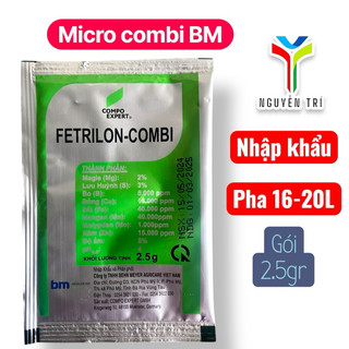 Phân bón lá Micro Combi BM Fetrilon-Combi nhập khẩu Đức - Gói 2.5gr - Bổ sung vi lượng cho cây