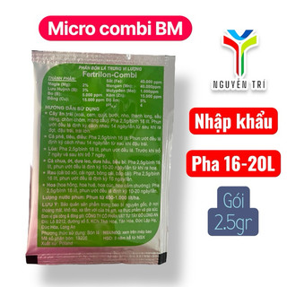 Phân bón lá Micro Combi BM Fetrilon-Combi nhập khẩu Đức - Gói 2.5gr - Bổ sung vi lượng cho cây