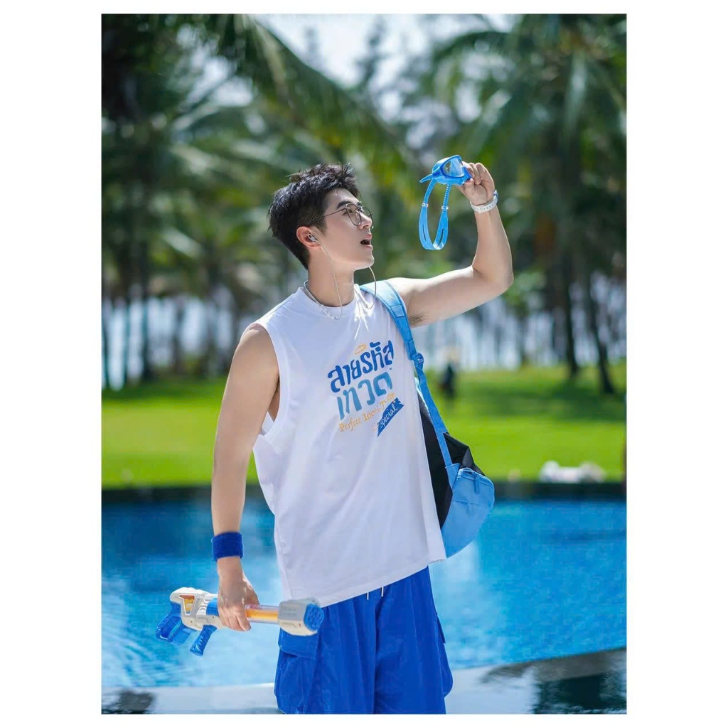 Áo thun Tanktop Cổ tròn DONTSTOP SPECIAL Localbrand ICVCVNI Unisex Cotton