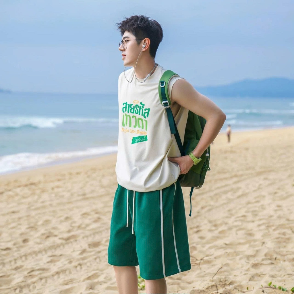 Áo thun Tanktop Cổ tròn DONTSTOP SPECIAL Localbrand ICVCVNI Unisex Cotton