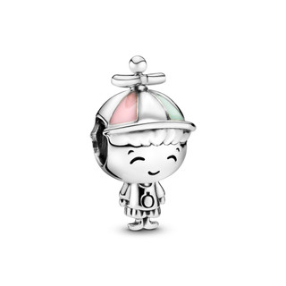 Charm Bạc Pandora Bé Trai Đội Mũ Chong Chóng