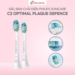 Đầu bàn chải điện Philips Sonicare C2 Optimal Plaque Defence HX902 - Hàng chính hãng
