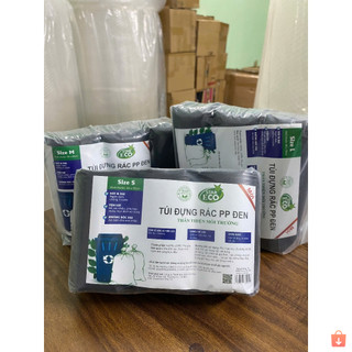 Combo 5 túi rác tự hủy sinh học Eco cuộn nhiều màu có mùi hương dai bền 1kg