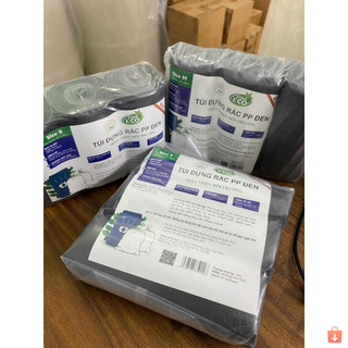Combo 5 túi rác tự hủy sinh học Eco cuộn nhiều màu có mùi hương dai bền 1kg