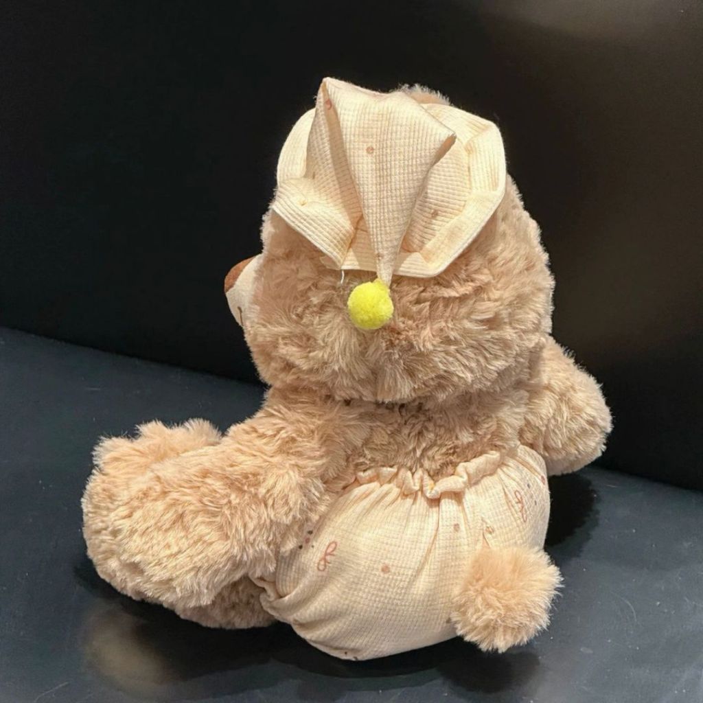 Gấu bông teddy mặc đồ ngủ dễ thương, Thú nhồi bông teddy lông xù làm gấu ôm ngủ cho bé, mọi người, Bobesu