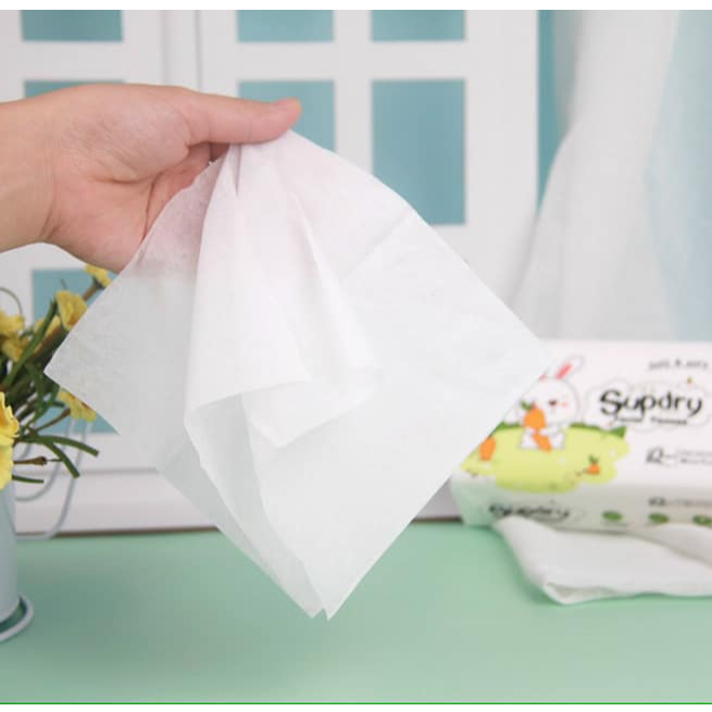 Combo 8 Khăn Giấy Khô Supdry, Khăn Giấy Ăn Cao Cấp 3 Lớp (Gói 110 Tờ)
