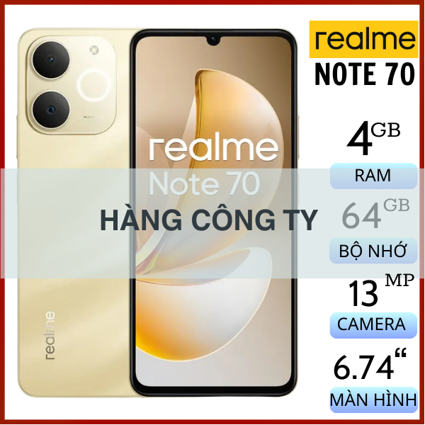 [Chính hãng] Điện Thoại Realme Note 70 4GB/64GB Fullbox Mới Nguyên Seal ...