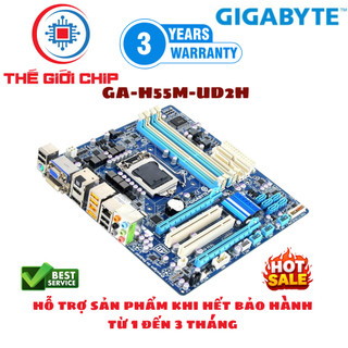 COMBO (Mainboard) GIGABYTE GA-H55M-UD2H TẶNG CPU Core i3-540 I like new Box bảo hành 36 tháng bởi nhà cung cấp