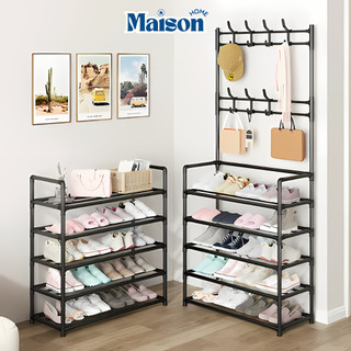 (SẴN) Kệ Đựng Giày Dép Đa Năng Kèm Móc Treo MAISON, Kệ Để Giày Túi Xách Quần Áo Gọn Gàng Tiện Lợi