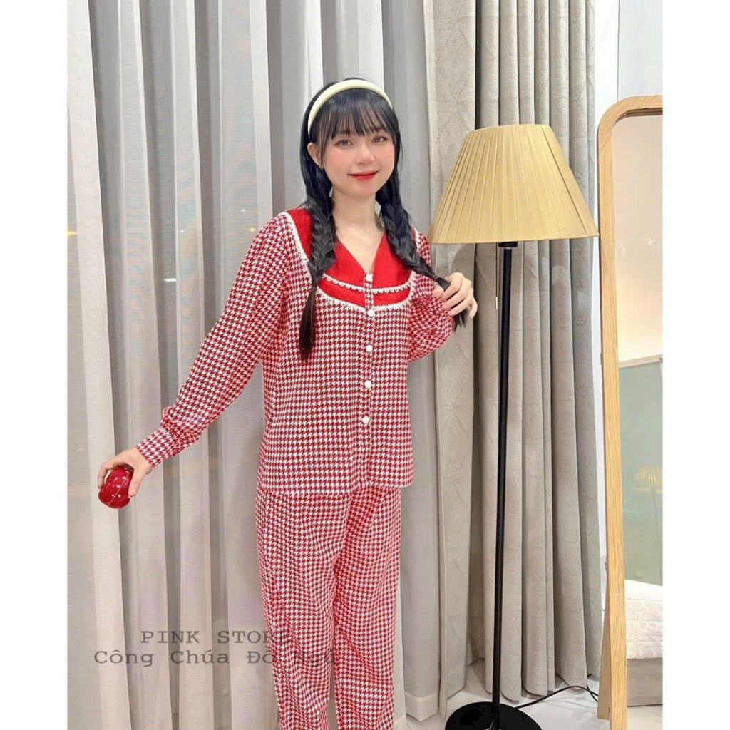 Set bộ Lụa Satin Tiểu Thư Tay Dài | Shopee Việt Nam