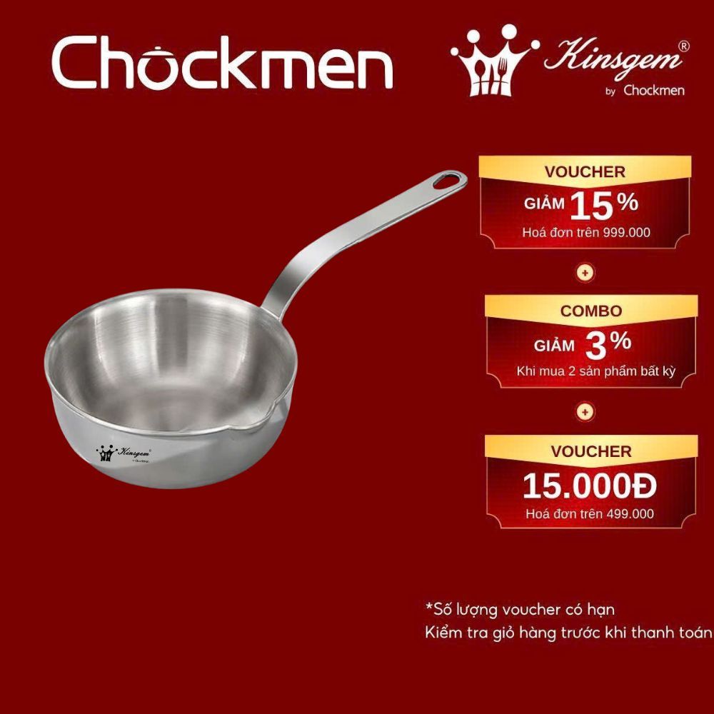 Chảo Mini KINSGEM By CHOCKMEN Inox 18/10 Cao Cấp Size 12Cm Chảo Rán ...