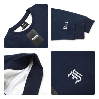 Áo Sweater Unisex Nỉ 2 Da Form Rộng Basic Thêu Chữ Tay Áo, Phong Cách Streetwear S02