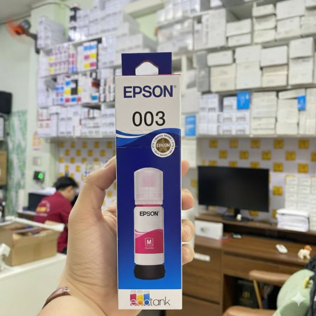 Mực Epson 003 Magent Đỏ cho máy in Epson - L1110, L3100, L3101, L3110, L3115, L3116, L3150, L3151, L3152, L3156, L5190