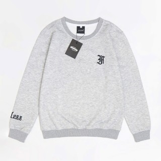 Áo Sweater Unisex Nỉ 2 Da Form Rộng Basic Thêu Chữ Tay Áo, Phong Cách Streetwear S02