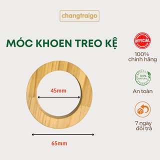 Khoen tròn treo kệ chữ a, Đồ chơi treo nôi cho trẻ sơ sinh Chàng Trai Gỗ
