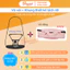 Vỏ Bọc Ghế Nhún Rung PeeWees Đa Năng Chống Võng Lưng Cho Trẻ Sơ Sinh, Chất Liệu Cotton Dày Dặn, Thoáng Mát Cho Bé