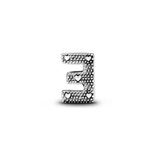 Charm Pandora Moments Bạc Hình Chữ E