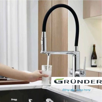 Vòi chậu rửa bát 3 đường nước, vòi XUẤT Châu Âu. Nóng lạnh và nước máy lọc RO