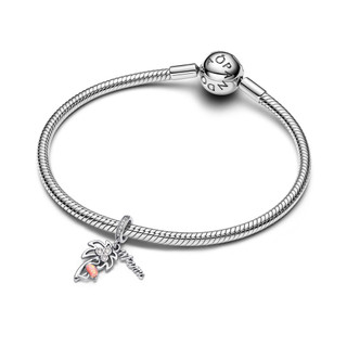 Charm Pandora Cây Dừa Và Hồng Hạc - Hè Nhiệt Đới
