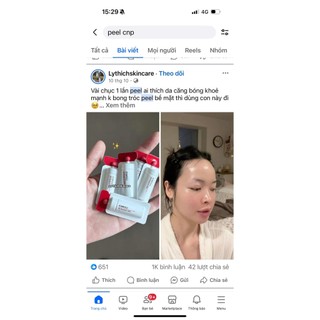 Peel Dưỡng Trắng Căng Bóng Mờ Thâm CNP Rx Skin Rejuvenating Intensive 2ml