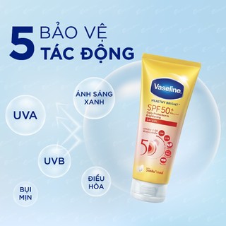 Tinh chất dưỡng thể chống nắng Vaseline Healthy Bright SPF 50+ PA++++ (30ml/70ml/300ml)