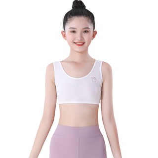 COMBO 3 Áo lót bé gái dậy thì chất cotton thoáng khí thấm hút mồ hôi họa tiết xinh xắn DEVARI B341