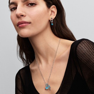 Charm Bạc Pandora Trái Tim Mini - Sắc Xanh Yêu Thương