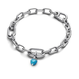 Charm Bạc Pandora Trái Tim Mini - Sắc Xanh Yêu Thương